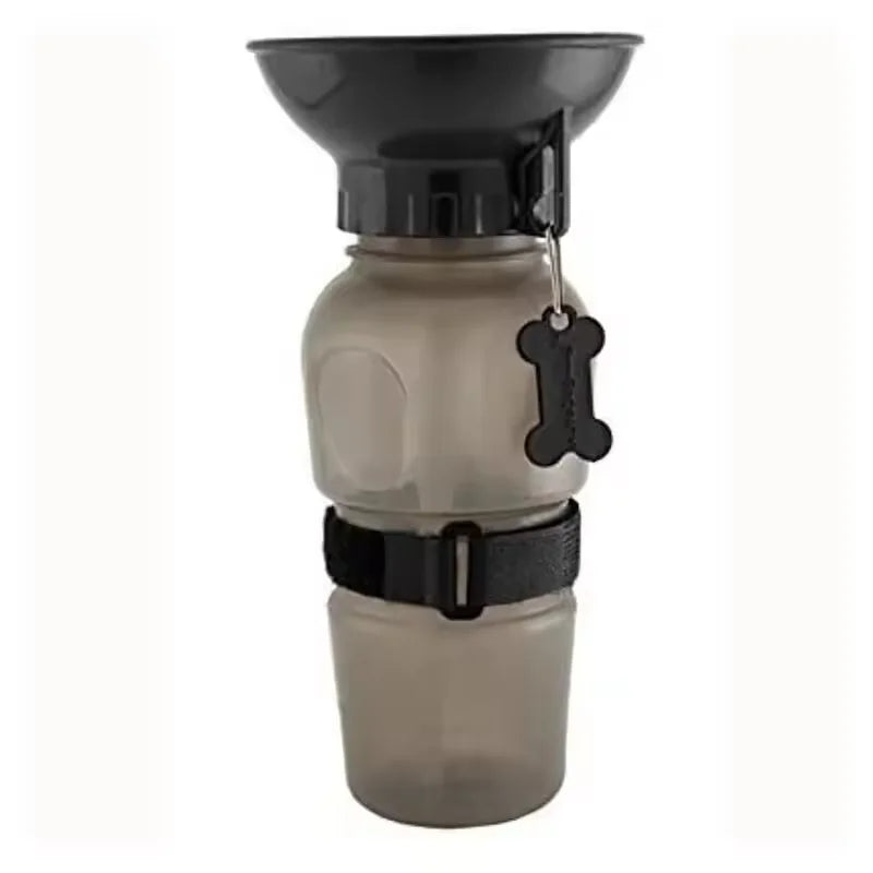 Portable Dog Water Bottle – 500ml Travel Pet Hydration Dispenser with Leak-Proof Design | Pawvalo