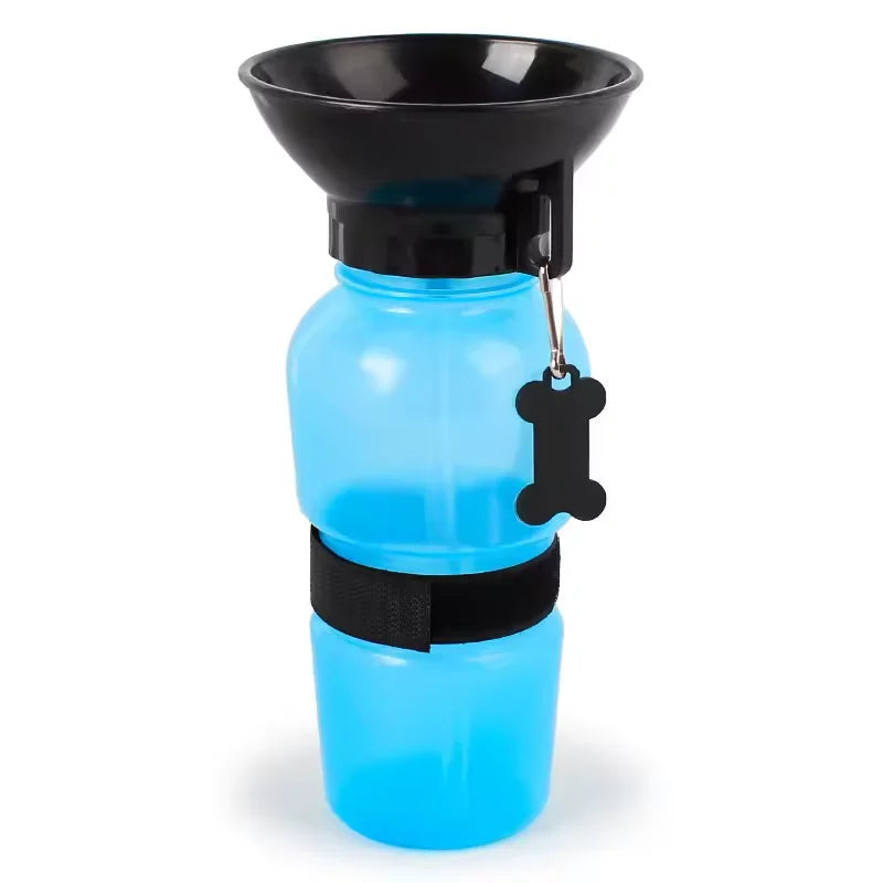 Portable Dog Water Bottle – 500ml Travel Pet Hydration Dispenser with Leak-Proof Design | Pawvalo