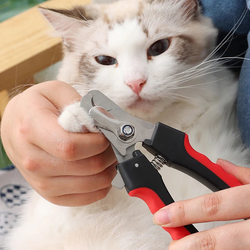 Pet Nail Clippers with Safety Guard – Stainless Steel Grooming Tool for Dogs & Cats | Pawvalo