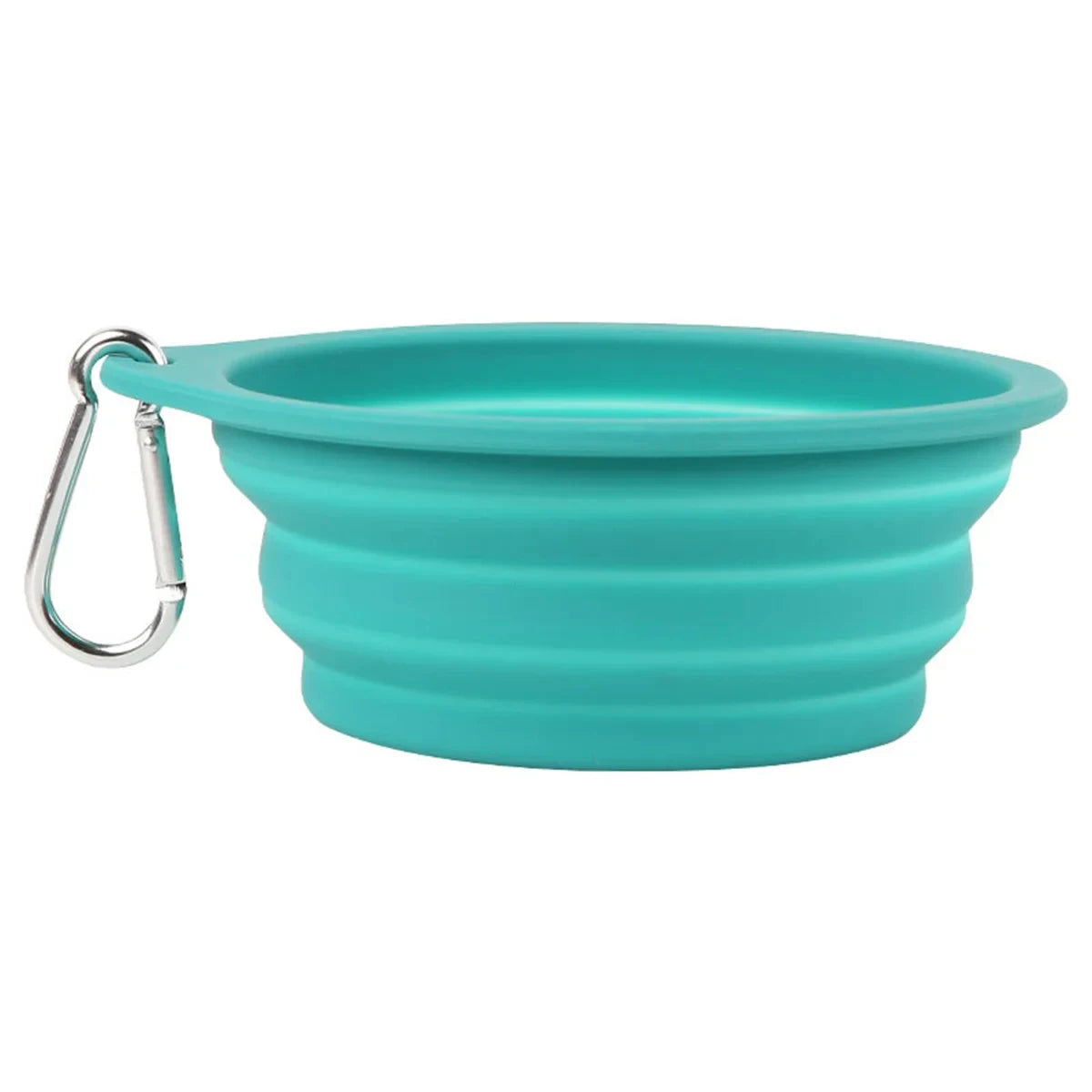 Collapsible Silicone Pet Bowl – Portable Travel Food & Water Dish with Hook | Pawvalo