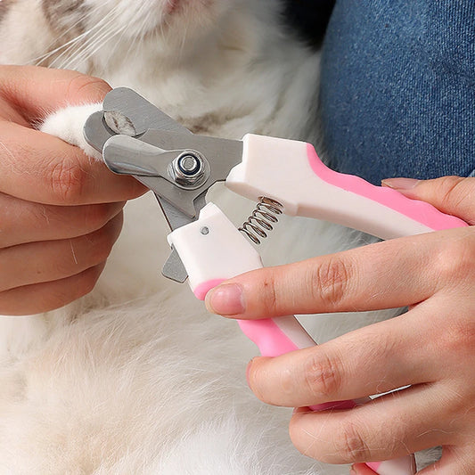 Pet Nail Clippers with Safety Guard – Stainless Steel Grooming Tool for Dogs & Cats | Pawvalo