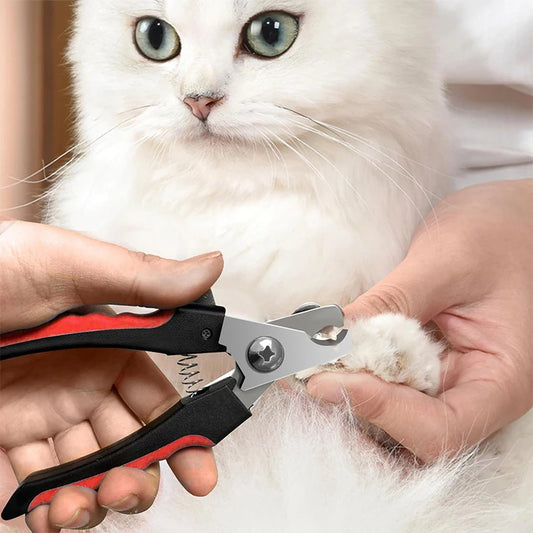 Pet Nail Clippers with Safety Guard – Stainless Steel Grooming Tool for Dogs & Cats | Pawvalo
